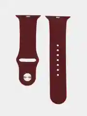 Бордовый ремешок для Apple Watch, силиконовый, 2 размера