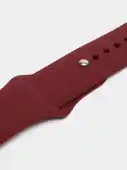 Бордовый ремешок для Apple Watch, силиконовый, 2 размера