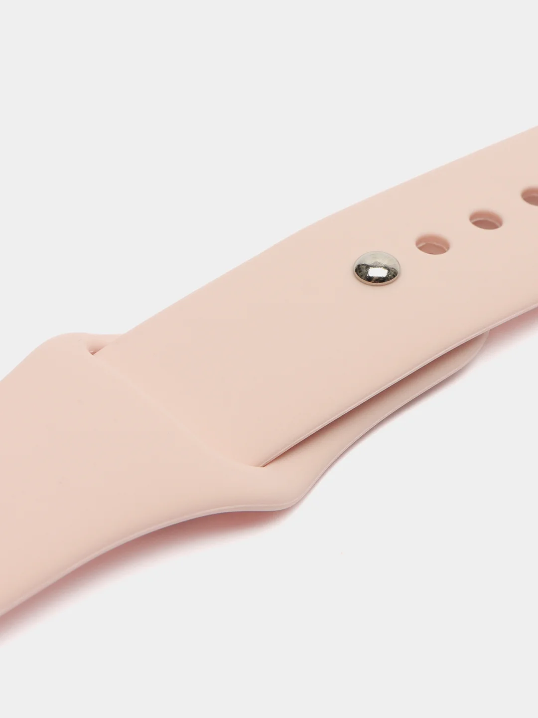 Розовый ремешок для Apple Watch, силиконовый, 2 размера