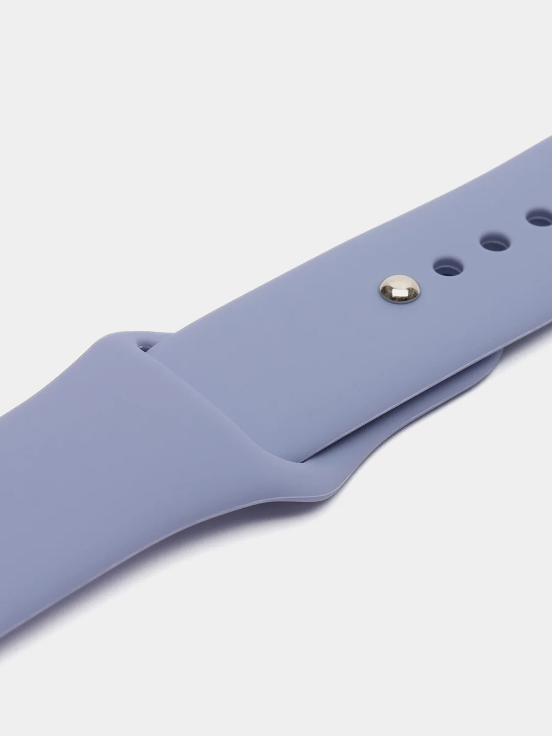 Сиреневый ремешок для Apple Watch, силиконовый, 2 размера