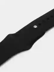 Черный ремешок для Apple Watch, силиконовый, 2 размера