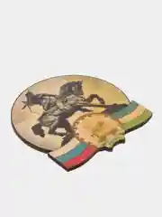 Белый магнит на холодильник Салават Юлаев Башкортостан