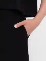 Черный костюм женский c шортами