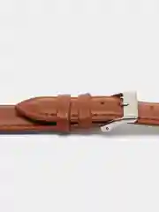 Коричневый ремешок для часов NAGATA натуральная кожа женский мужской