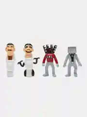 Скибиди туалет Skibidi Toilet Большой набор фигурок 12 шт