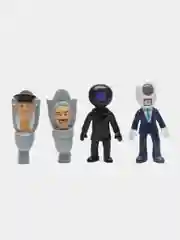 Скибиди туалет Skibidi Toilet Большой набор фигурок 12 шт