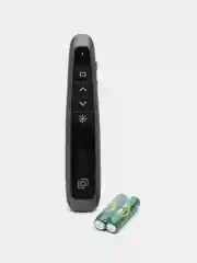 Черный пульт для презентаций Oklick 695P, презентер, лазерная указка USB, 30 м