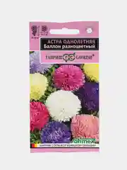 Семена Астра Баллон разноцветный, 0,05 г, Гавриш, Satimex