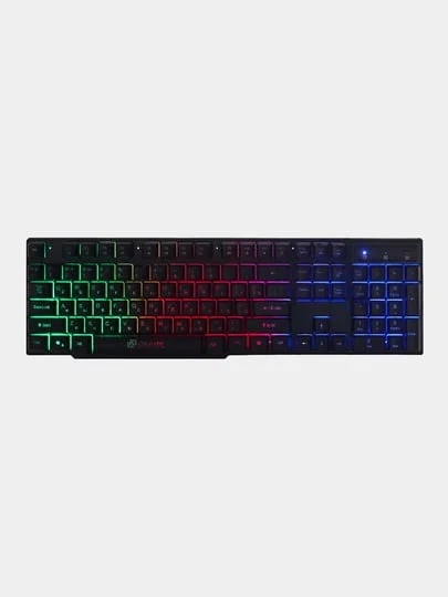 Черный клавиатура игровая Oklick 780G Slayer, с подсветкой, USB