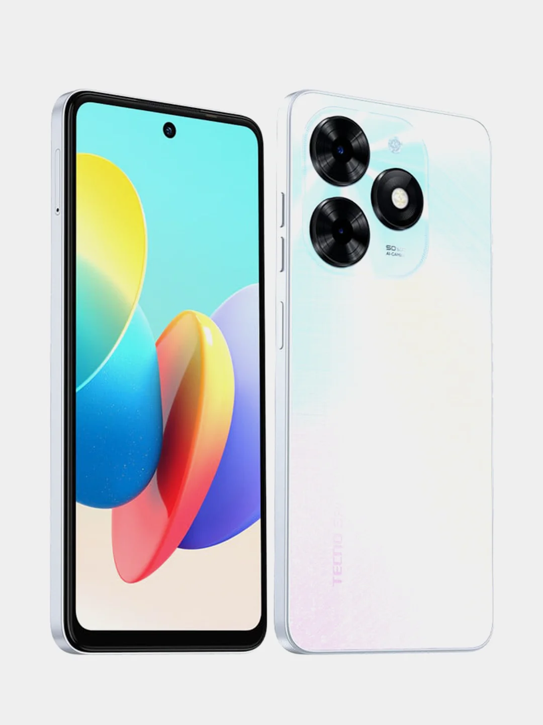 Белый смартфон Tecno SPARK 20C 4/256 Gb