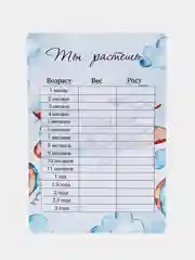Лазурный календарь прорезывания зубов