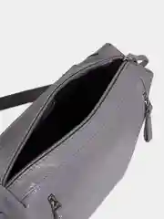 Серый женская сумка из натуральной кожи baro
