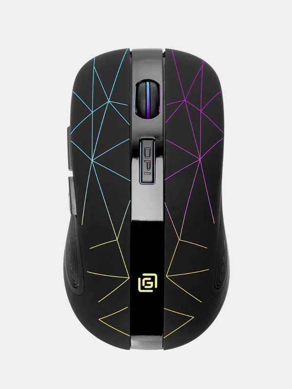 Мышь беспроводная Oklick 976GW, игровая, оптическая, USB