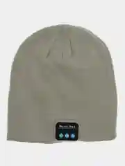 Серебряный шапка с наушниками зимняя из акрила, мужская, женская, Bluetooth 5.0