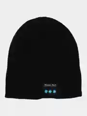 Черный шапка с наушниками зимняя из акрила, мужская, женская, Bluetooth 5.0