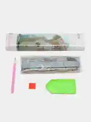 Алый алмазная мозаика с частичным заполнением