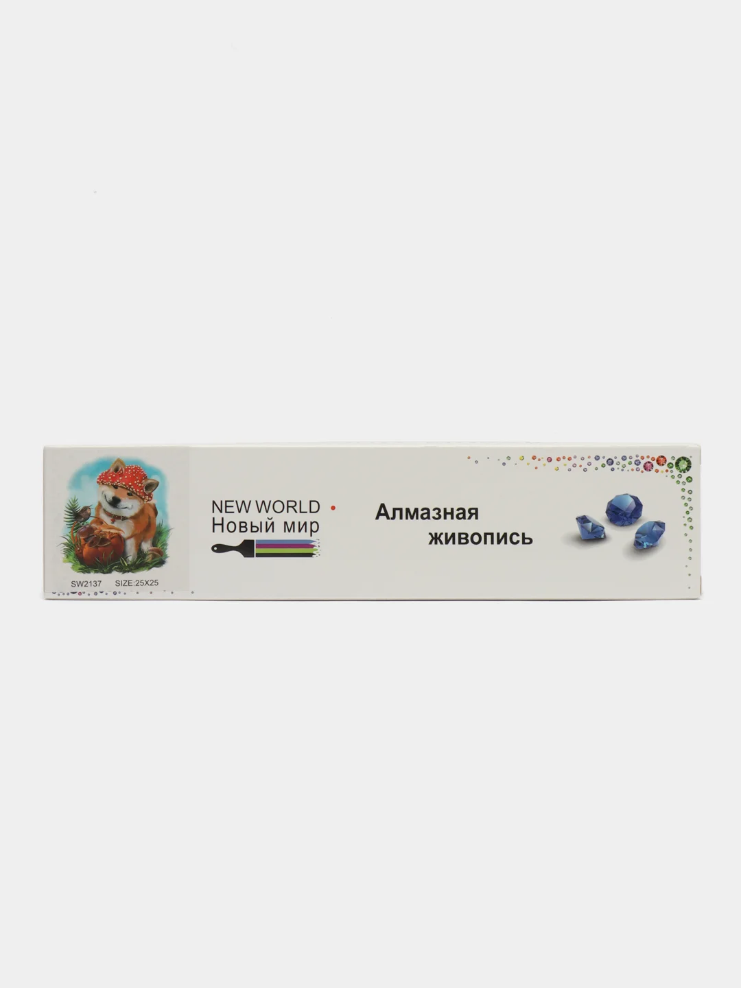 Индиго алмазная мозаика с частичным заполнением
