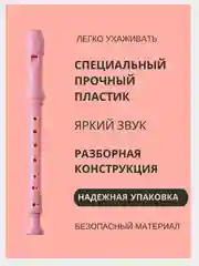 Флейта, блокфлейта, немецкая система, дудочка, для обучения
