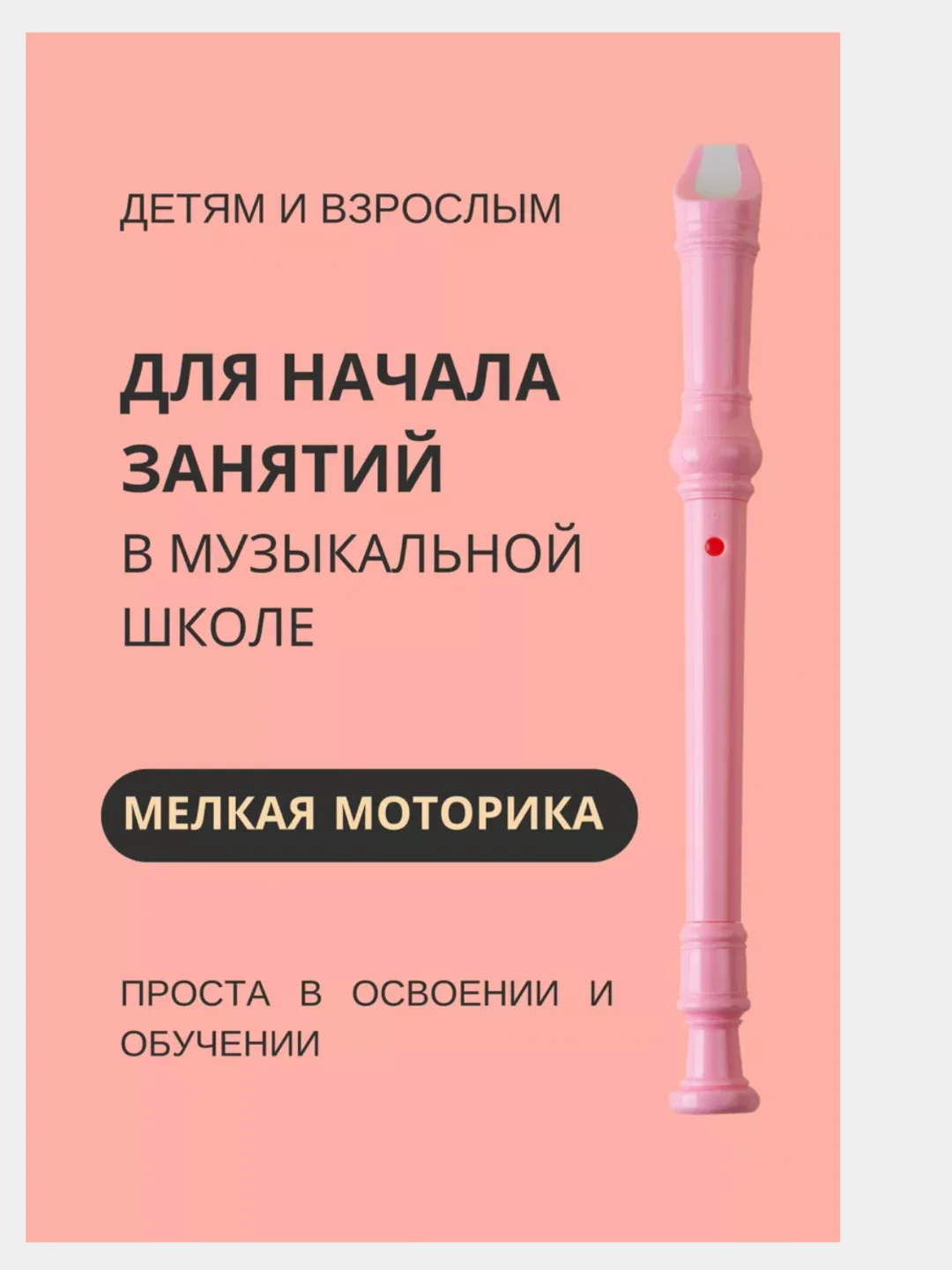 Флейта, блокфлейта, немецкая система, дудочка, для обучения