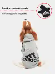 Толстовка-худи для собак и кошек, свитер с капюшоном, одежда для животных