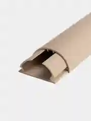 Бежевый кабель-канал полукруглый 30*13*1000 Уфакор АРКА, 4 шт