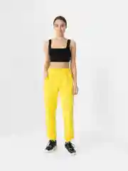 Женские спортивные штаны на резинке (желтые брюки Sport Collection)