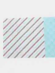 Ледяной ткань хлопок: Сатин страйп для рукоделия и шитья из 4 принтов, набор для творчества