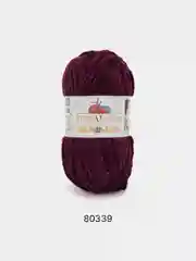 Тёмно-бордовый пряжа Himalaya Dolphin Baby, полиэстер, 100 г, 120 м