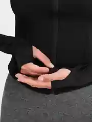 Черный олимпийка спортивная с капюшоном худи