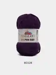 Фиолетовый пряжа Himalaya Dolphin Baby, полиэстер, 100 г, 120 м