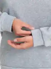 Серый свитшот женский, оверсайз
