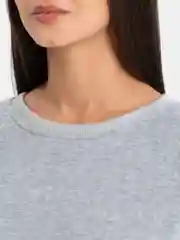 Серый свитшот женский, оверсайз