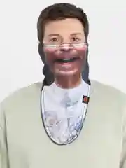 Коралловый меланж маска бандана с принтом утепленная для сноуборда, балаклава