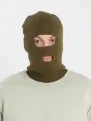 Желтый балаклава трикотажная, с подкладкой из флиса