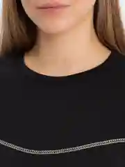 Черный лонгслив женский