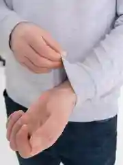 Серый меланж свитшот мужской