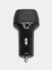 Черный автомобильное зарядное устройство QC3.0 + PD20W