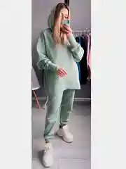 Лайм костюм женский, спортивный, утепленный