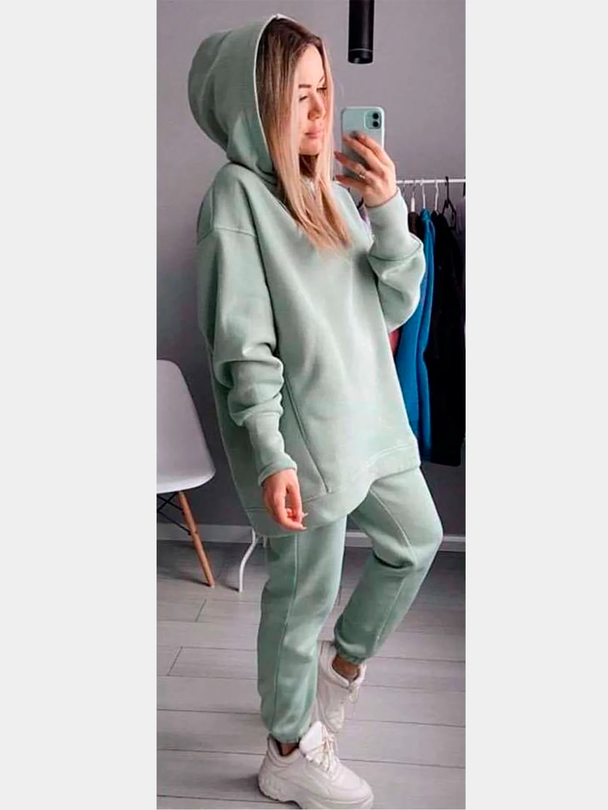 Лайм костюм женский, спортивный, утепленный