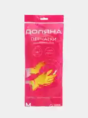 Желтый перчатки латексные, резиновые, хозяйственные