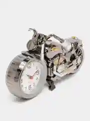 Серебряный часы настольные, декоративный будильник