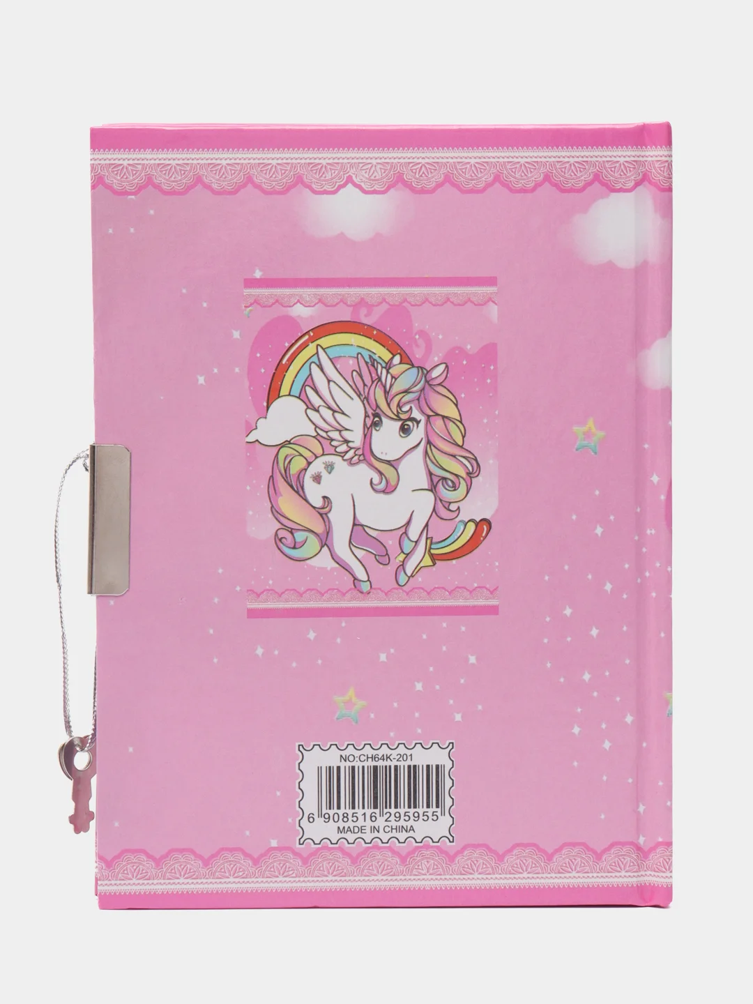 Коралловый блокноты детские с замком 11см/15см