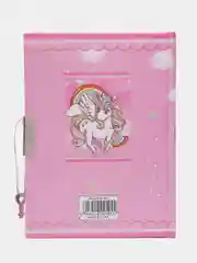 Коралловый блокноты детские с замком 11см/15см