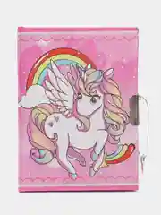 Коралловый блокноты детские с замком 11см/15см