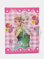 Красный блокноты детские с замком 11см/15см