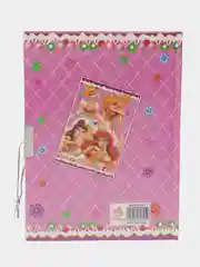 Желтый блокноты детские с замком 12,5см/19см