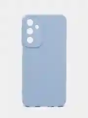Голубой силиконовый чехол  Samsung Galaxy A25 (Самсунг Галакси А25) с защитой камер