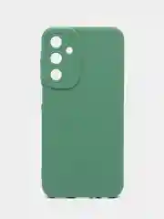 Зеленый силиконовый чехол  Samsung Galaxy A25 (Самсунг Галакси А25) с защитой камер