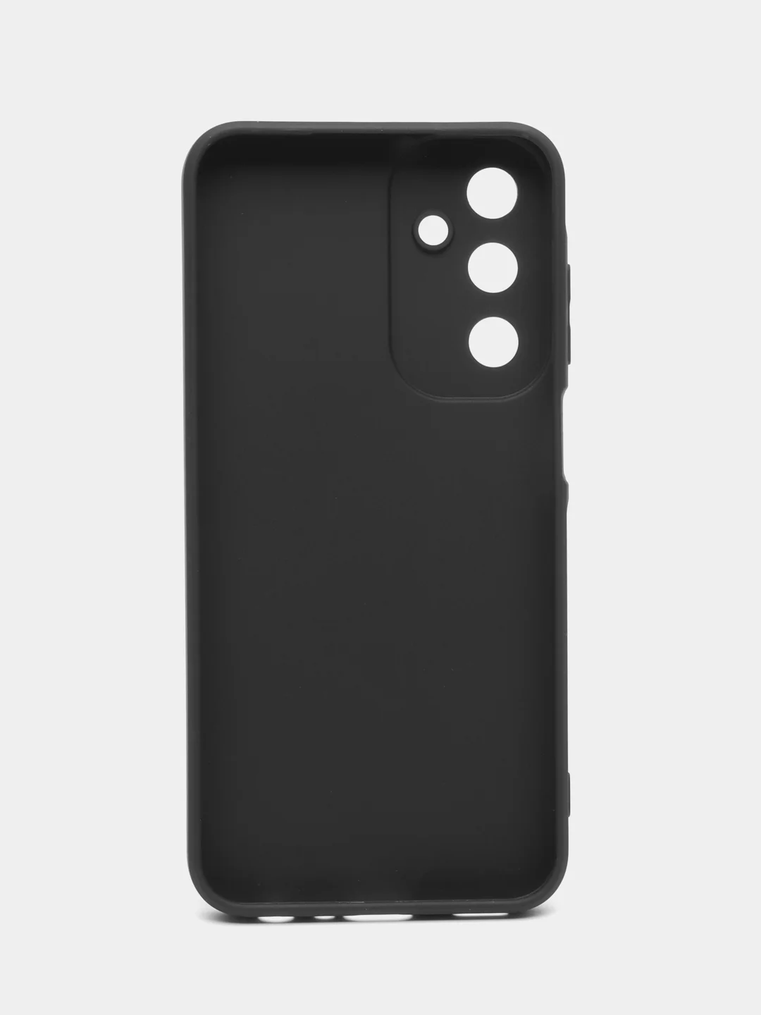 Черный силиконовый чехол  Samsung Galaxy A25 (Самсунг Галакси А25) с защитой камер