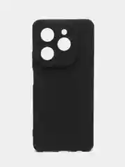 Черный силиконовый чехол Tecno Spark 20 Pro (Техно Спарк 20 Про) с защитой камеры